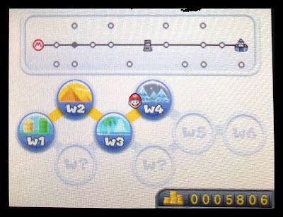 new super mario bros. 2 3ds lower screen world select