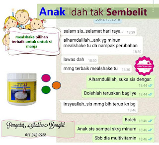 mealshake untuk sembelit