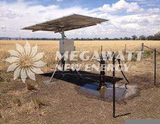 1.1KW solar powered water pump in Australia