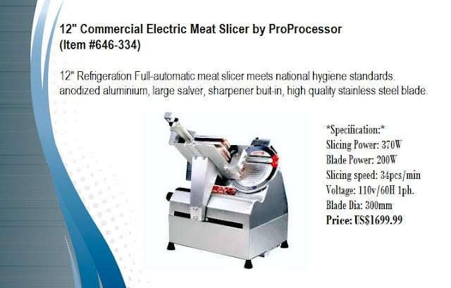 commercial meat slicer