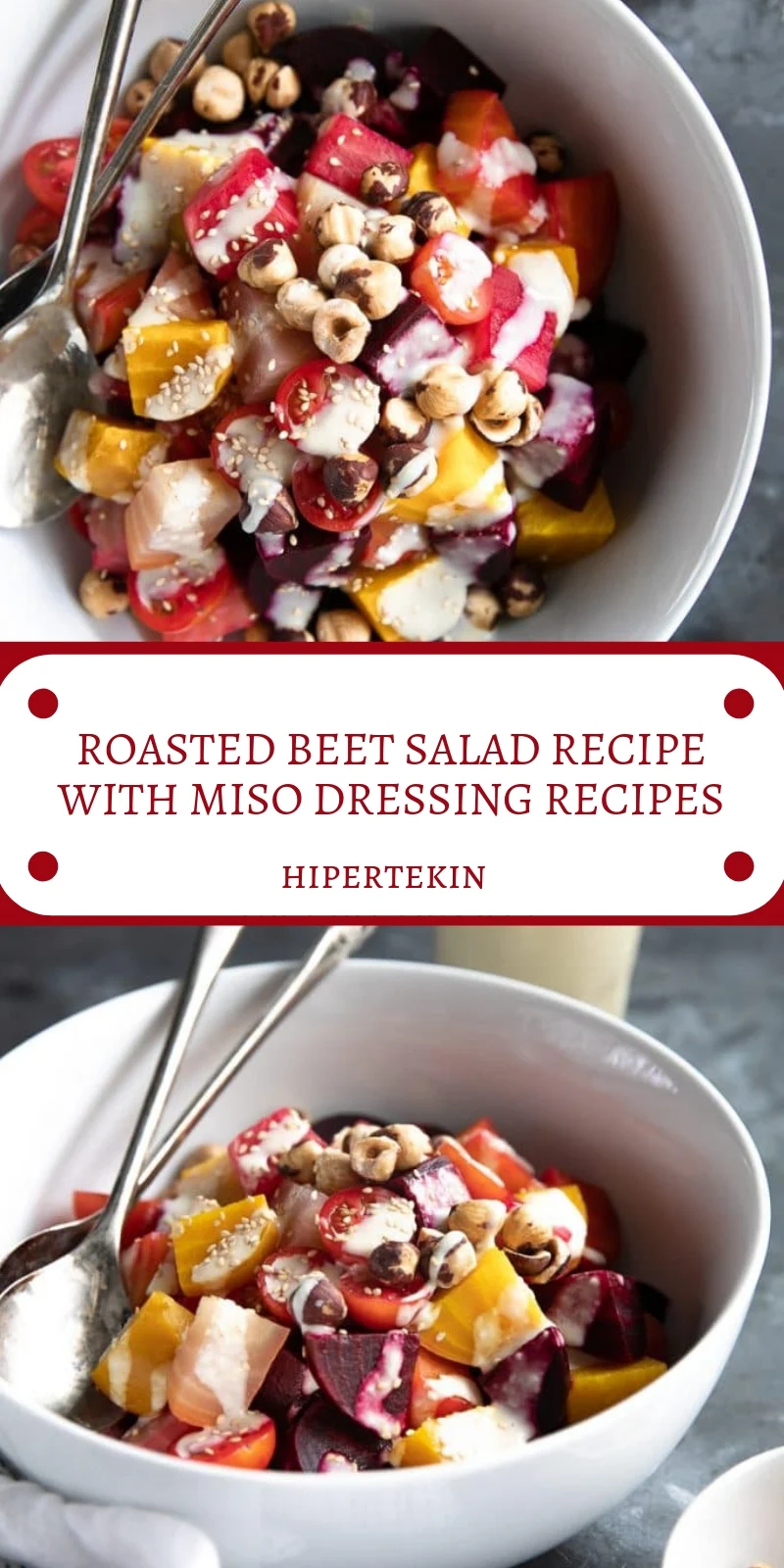 ROASTED BEET SALAD RECIPE WITH MISO DRESSING RECIPES