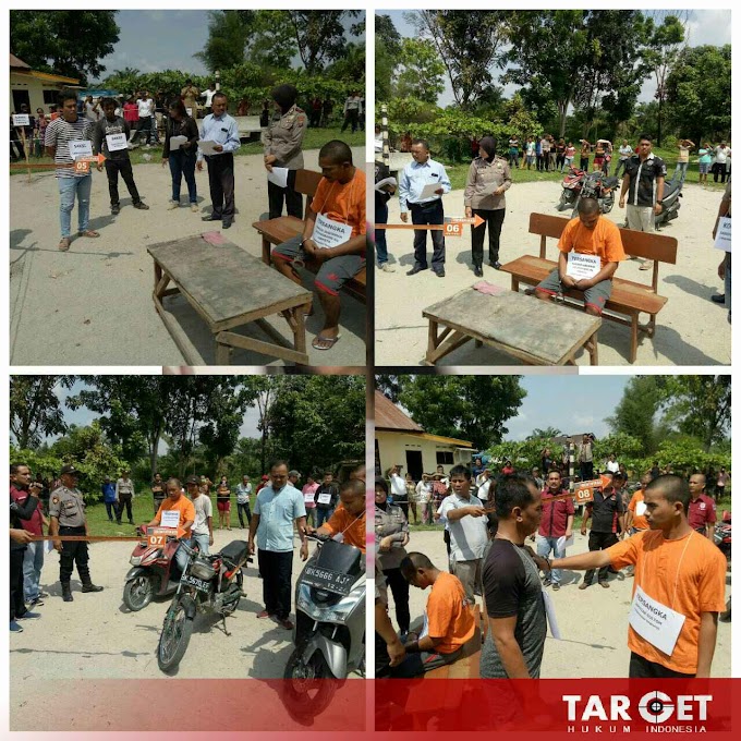 Rekontruksi Pembunuhan Pegawai Galian C Dihabisi Dengan 20 Adegan