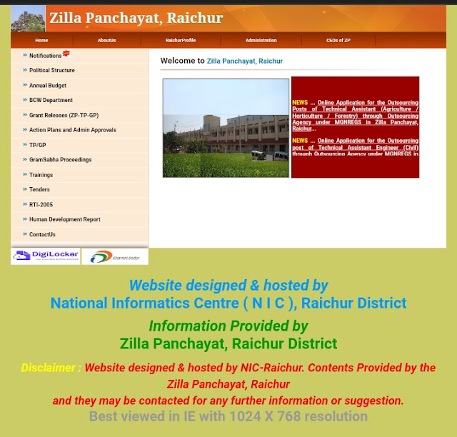 Raichur Zilla Panchayat Recruitment 2022