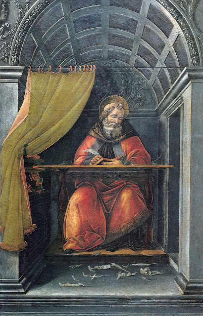 Saint,Augustine,Botticelli