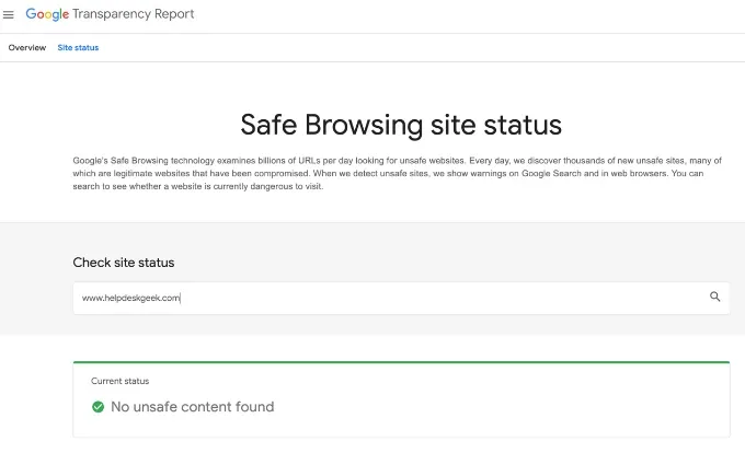 كيف معرفة هل موقع الويب الخاص بك آمنًا باستخدام تقارير الشفافية من Google