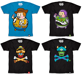 Johnny Cupcakes x Disney T-Shirts – Toy Story, Pinocchio & Monsters Inc.