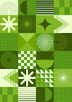 Geometric Pattern Preppy Wallpaper