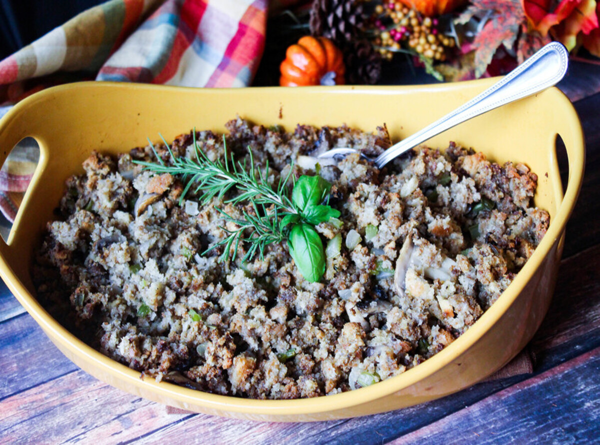 Sausage and Mushroom Stuffing