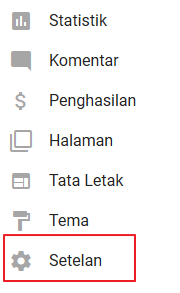 cara menampilkan penghasilan di menu blogger