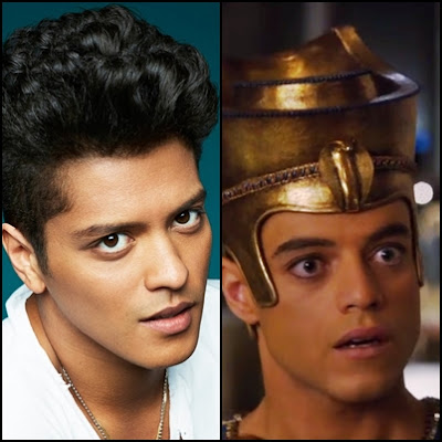 Bruno Mars Rami Malek