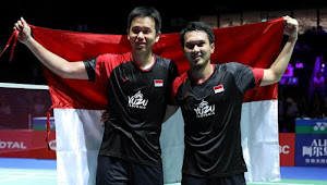 Hendra/Ahsan Juara Dunia Bulu Tangkis Ganda Putra 2019