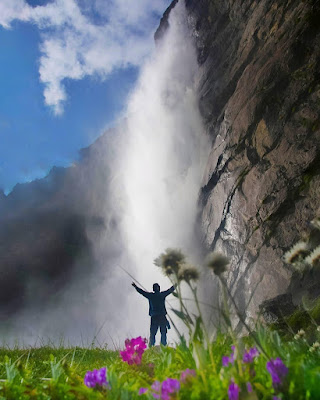 Vasundhara waterfall