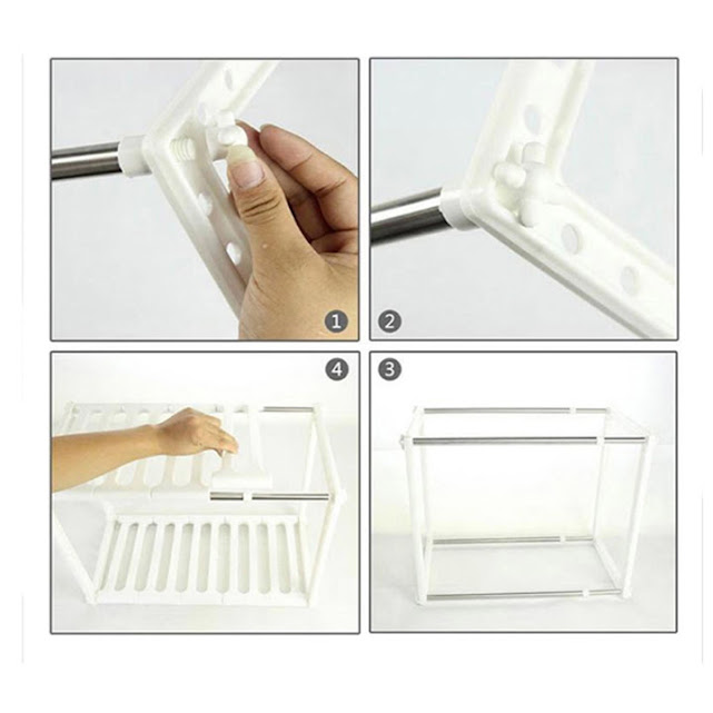 Kệ để đồ dưới bồn rửa chén thông minh