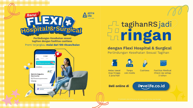 Flexi Hospital & Surgical Protection : Asuransi Kesehatan Online Sesuai Tagihan dan Cashless