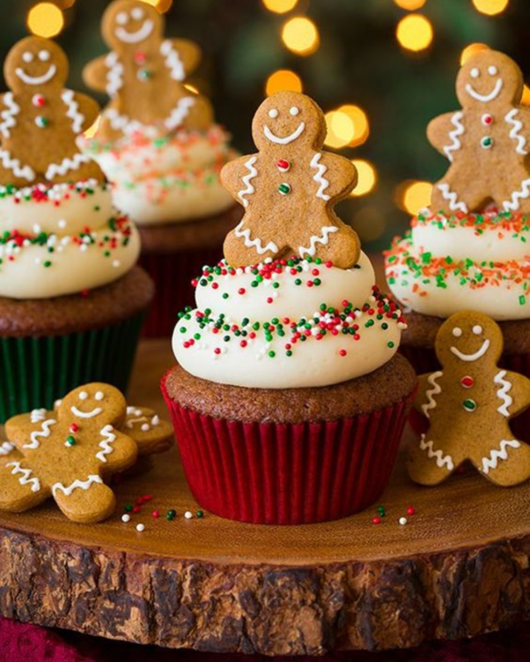 Confira 18 inspirações de cupcakes decorados para o natal