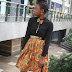 The Click Styles today - Kitenge Skirt