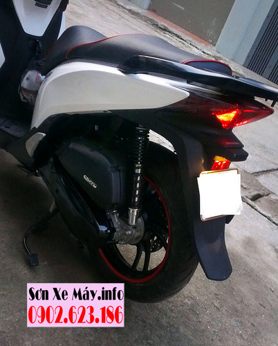 Honda SH Việt sơn màu trắng đen zin cực đẹp