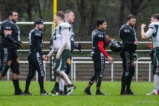 Sportfotografie American Football Minden Wolves Bielefeld Bulldogs Olaf Kerber