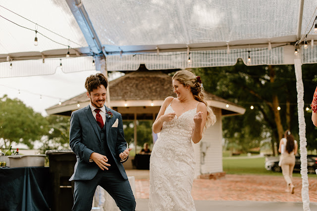 bride and groom introduction to reception