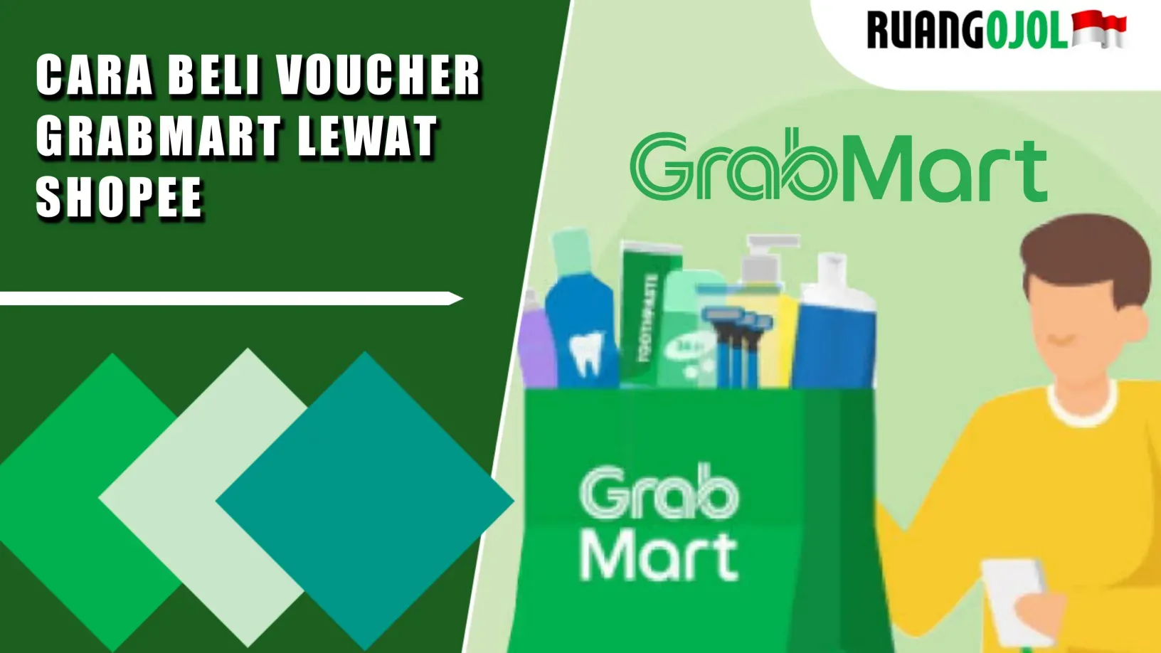 Cara beli voucher grabmart di shopee