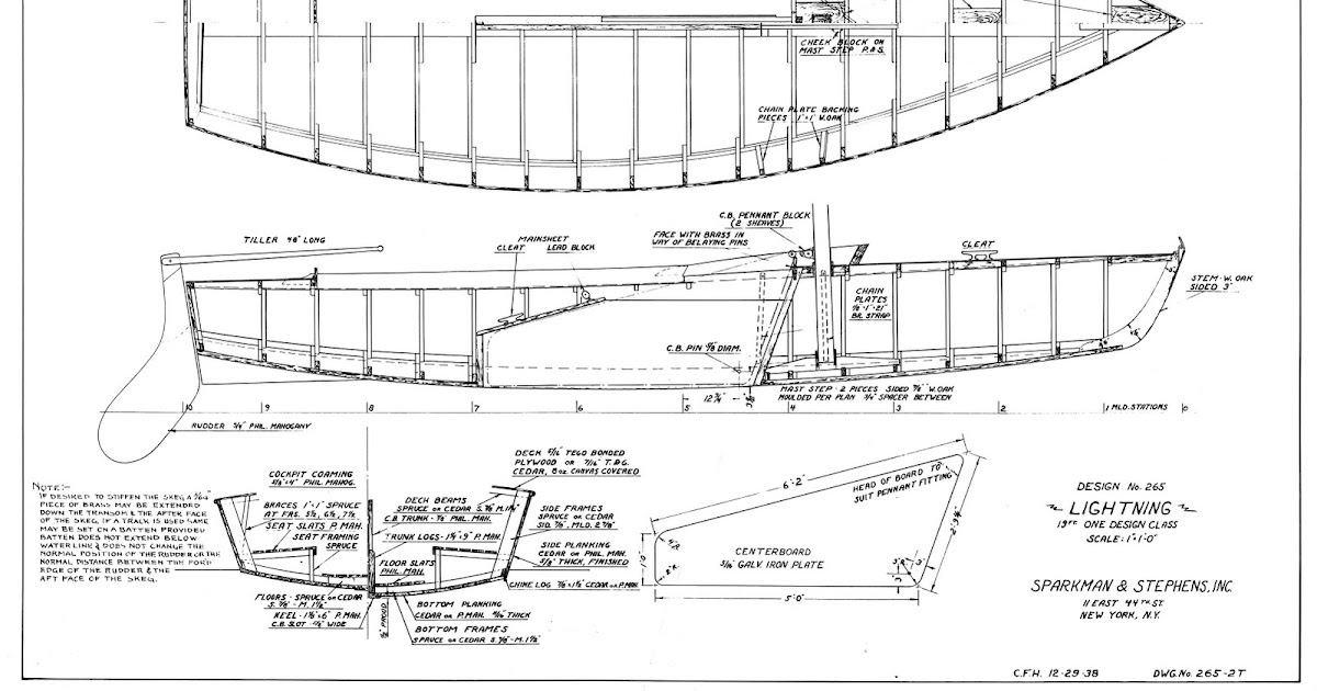 More Building a lightning class sailboat ~ Go boating