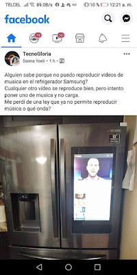 Humor: Mujer pregunta cómo hacer para que su Samsung Family Hub reproduzca música en Facebook