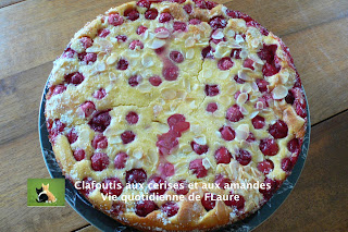 Vie quotidienne de FLaure: Clafoutis aux cerises et aux amandes