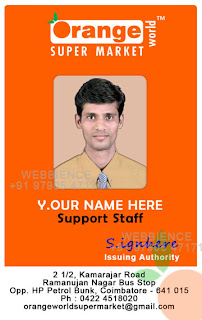 Departmental Store IDCard Template