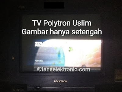 TV Polytron Gambar Setengah