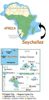 map of seychelles islands