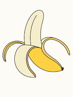Gambar kartun buah pisang