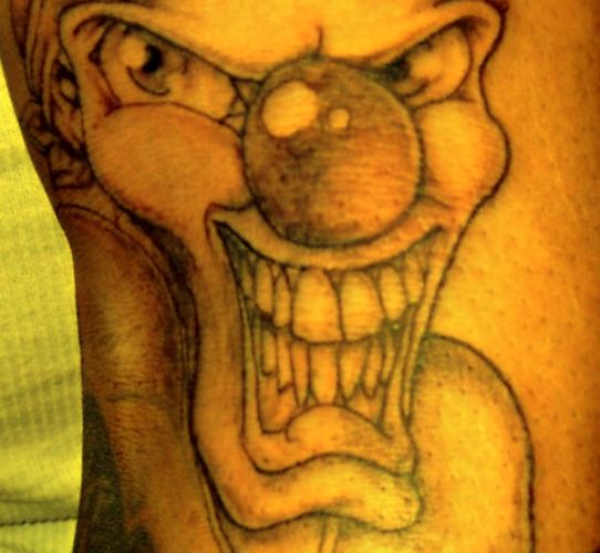 tattoo clown