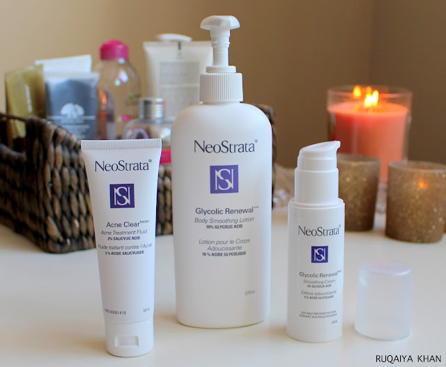 NEOSTRATA Acne Clear, Glycolic Renewal Body Smoothing Lotion and Smoothing Cream Review