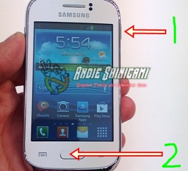 Cara Mudah Screenshot Layar Samsung Galaxy Young 2