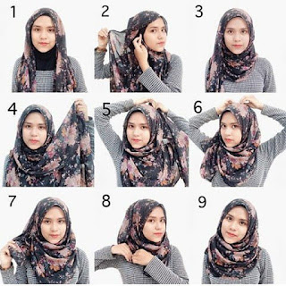 Tutorial Hijab Segi Empat