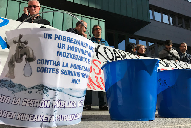 Denuncian que el PNV obstaculiza el debate sobre los cortes de agua a las familias sin recursos