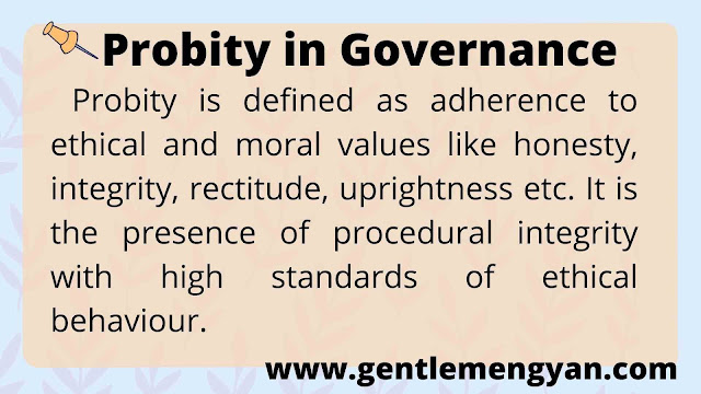 Probity in Governance | Ethics | UPSC