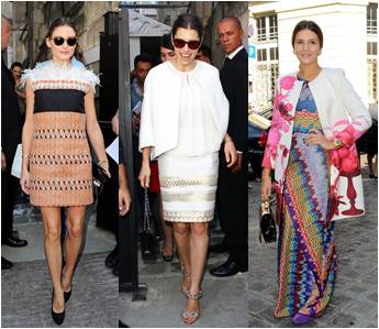 Giambattista Valli SS12 Arrivals: Olivia Palermo, Jessica Biel, Margherita Missoni