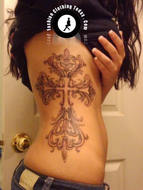 Girl Cross Tattoos