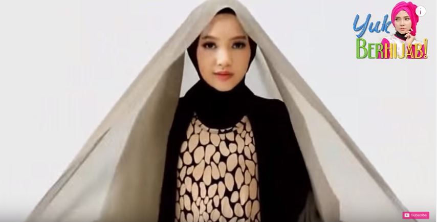 Tutorial Hijab Paris Segi Empat Spesial "Idul Fitri 