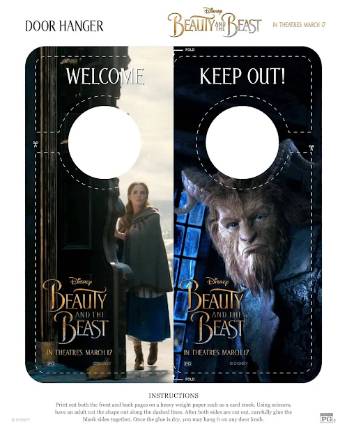 Beauty and the Beast Movie: Free Printable Activity Book.