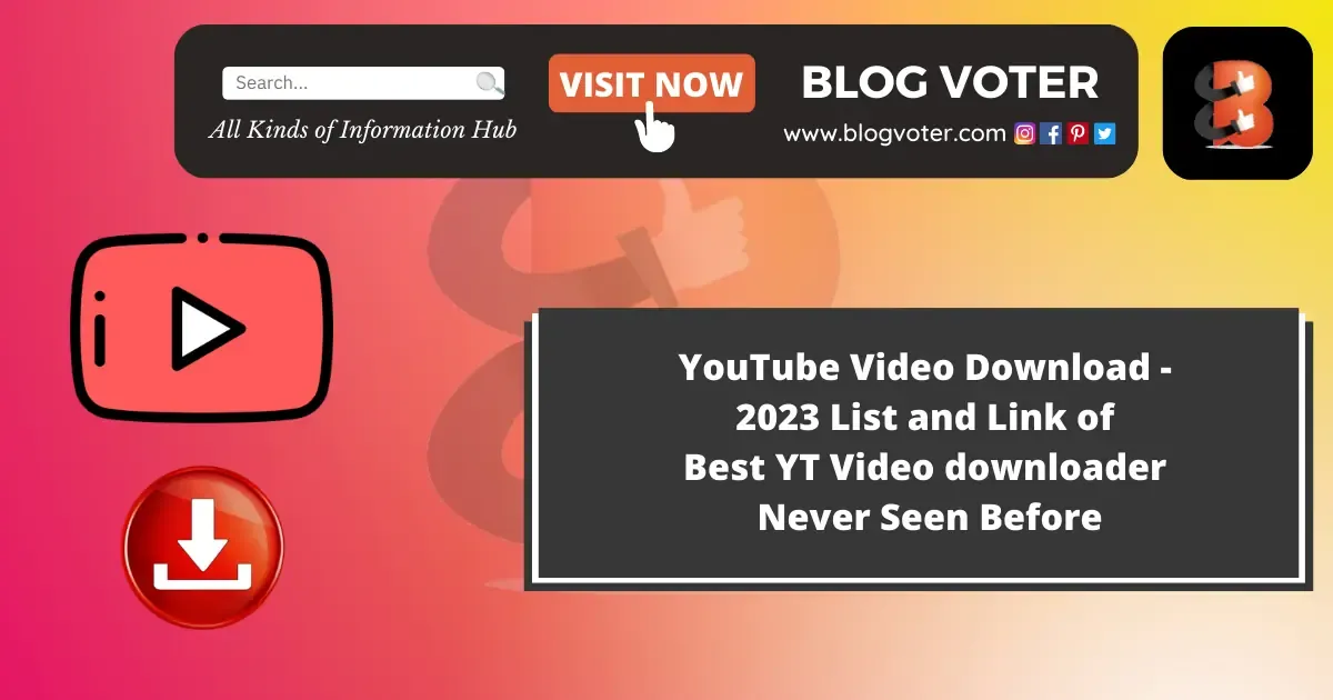 YouTube Video Download - 2023 List and Link of Best YT Video downloader Never Seen Before