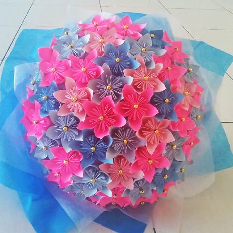 Kiki Flowers Bunga Dari Kertas  Cara Membuat Bunga Dari 