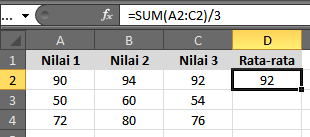 Tips dan Trik Copy Paste Cepat di MS Excel  Cara Copy Paste Cepat di Excel (Auto Fill)