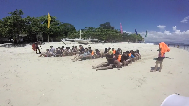 Human Centipede Game - FSRM Outing Palawan 2015