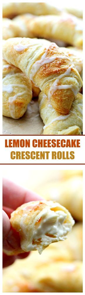 Lemon Cheesecake Crescent Rolls