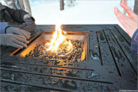 Hogueras para Calentarse las Manos en los Castillos de Hielo de New Hampshire