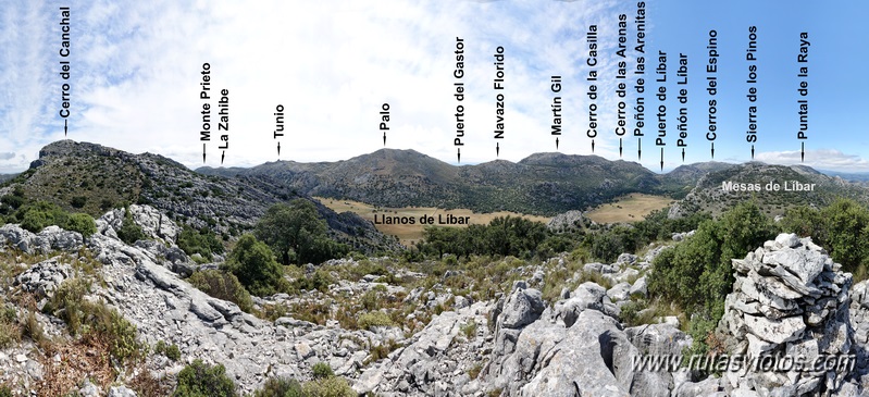 Crestería Sierra de Líbar y Mojón Alto