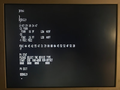 APPLE IIe terminal connection to CMS 9619