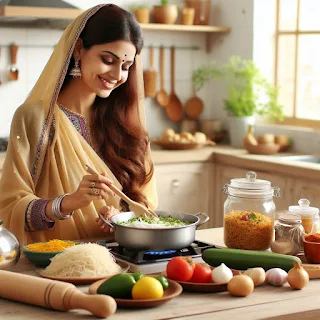 घर पर रेस्टोरेंट जैसा खाना बनाना सीखें Learn to Cook Restaurant-Style Food at Home in Hindi रेस्टोरेंट जैसी दाल मखनी बनाना सीखें घर पर पनीर टिक्का बनाने की विधि घर पर मलाई कोफ्ता बनाने की रेसिपी घर पर रेस्टोरेंट जैसा खाना बनाना सीखें (Learn to Cook Restaurant-Style Food at Home in Hindi)  घर पर रेस्टोरेंट-शैली का खाना बनाना सीखें  घर पर रेस्तरां-शैली का खाना पकाना एक फायदेमंद और आनंददायक अनुभव हो सकता है। यह न केवल आपको अपनी रसोई में आराम से अपने पसंदीदा व्यंजनों का आनंद लेने की अनुमति देता है, बल्कि यह आपको सामग्री और स्वाद पर पूर्ण नियंत्रण भी देता है। इस लेख में, हम आपको घर पर रेस्तरां-शैली का खाना पकाने की कला में महारत हासिल करने में मदद करने के लिए कुछ युक्तियों और तकनीकों का पता लगाएंगे।    1. उच्च गुणवत्ता वाली सामग्री चुनें  घर पर रेस्तरां-शैली के भोजन को दोबारा बनाने में प्रमुख कारकों में से एक आपके द्वारा उपयोग की जाने वाली सामग्री की गुणवत्ता है। अपने व्यंजनों का स्वाद बढ़ाने के लिए ताजे और उच्च गुणवत्ता वाले मसालों, फलों, सब्जियों और स्वादिष्ट तेल या घी का चयन करें।    2. अपनी खाना पकाने की प्रक्रिया को व्यवस्थित करें  घर पर रेस्तरां जैसा भोजन अनुभव बनाने के लिए एक सुव्यवस्थित खाना पकाने की प्रक्रिया की आवश्यकता होती है। अपनी सामग्री पहले से तैयार और व्यवस्थित करें और दक्षता और सुविधा सुनिश्चित करने के लिए खाना पकाने के लिए एक व्यवस्थित दृष्टिकोण का पालन करें।    3. अभ्यास और प्रयोग  रेस्तरां-शैली का खाना पकाना एक कौशल है जो अभ्यास और प्रयोग के साथ बेहतर होता है। अपने पाक कौशल को निखारने और नए स्वादों और तकनीकों की खोज के लिए नियमित रूप से खाना बनाएं और नए व्यंजन आज़माएं।    4. रेस्तरां शैली के व्यंजनों का अध्ययन करें  रेस्तरां-शैली के व्यंजन बनाने के लिए उपयोग की जाने वाली तकनीकों और सामग्रियों को समझने के लिए रेस्तरां या पेशेवर शेफ के व्यंजनों का अध्ययन करें। यह स्वाद संयोजन, खाना पकाने के तरीकों और चढ़ाना तकनीकों में मूल्यवान अंतर्दृष्टि प्रदान कर सकता है।    5. स्वादों को समझें और नियंत्रित करें  रेस्तरां-शैली के भोजन की पहचान इसका विशिष्ट स्वाद है। विभिन्न स्वाद प्रोफ़ाइलों को समझने के लिए समय निकालें और जानें कि अपने व्यंजनों में वांछित स्वाद प्राप्त करने के लिए स्वादों को कैसे संतुलित और नियंत्रित किया जाए।    अपने खाना पकाने की दिनचर्या में इन सरल लेकिन प्रभावी युक्तियों को शामिल करके, आप एक पेशेवर की तरह घर पर रेस्तरां शैली का खाना पकाना सीख सकते हैं। अपने, अपने परिवार और अपने दोस्तों के स्वाद और आनंद के लिए स्वादिष्ट और प्रभावशाली भोजन बनाने की संतुष्टि का आनंद लें।